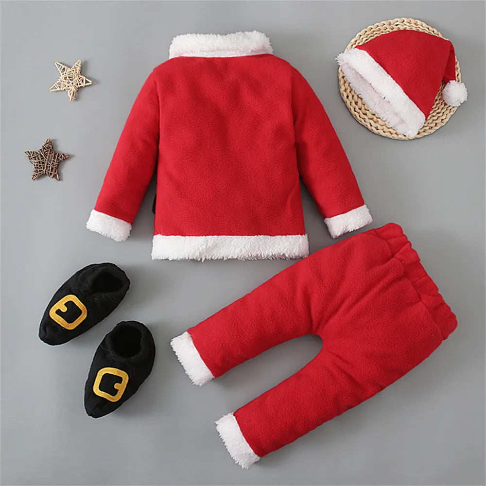 Baby Christmas Santa Claus Costume Outfit