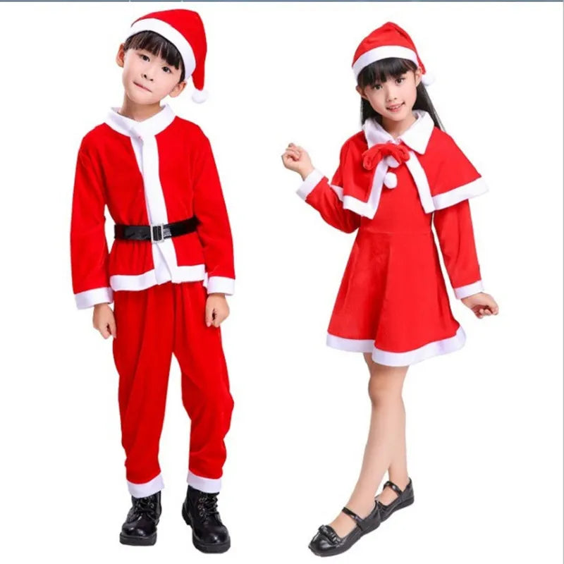 Christmas Toddler Kids Santa Claus Costume