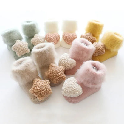 Baby Winter Velvet Plush Socks