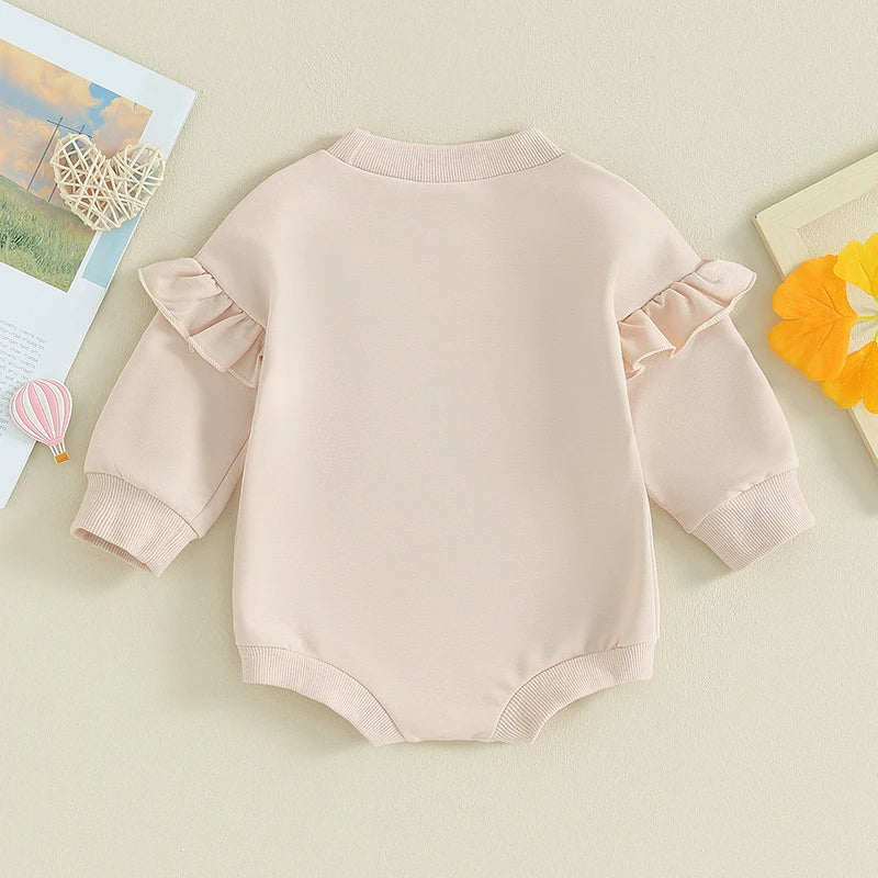 0-18M Newborn Baby Girls Romper Long Sleeve