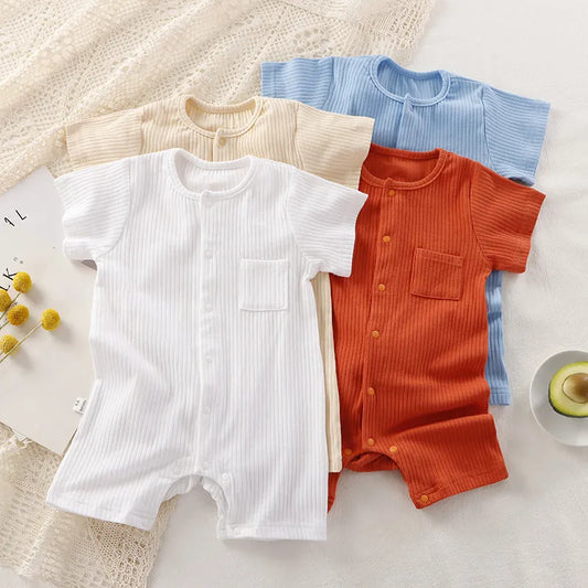 Short Sleeve Romper Bodysuits Baby One-pieces