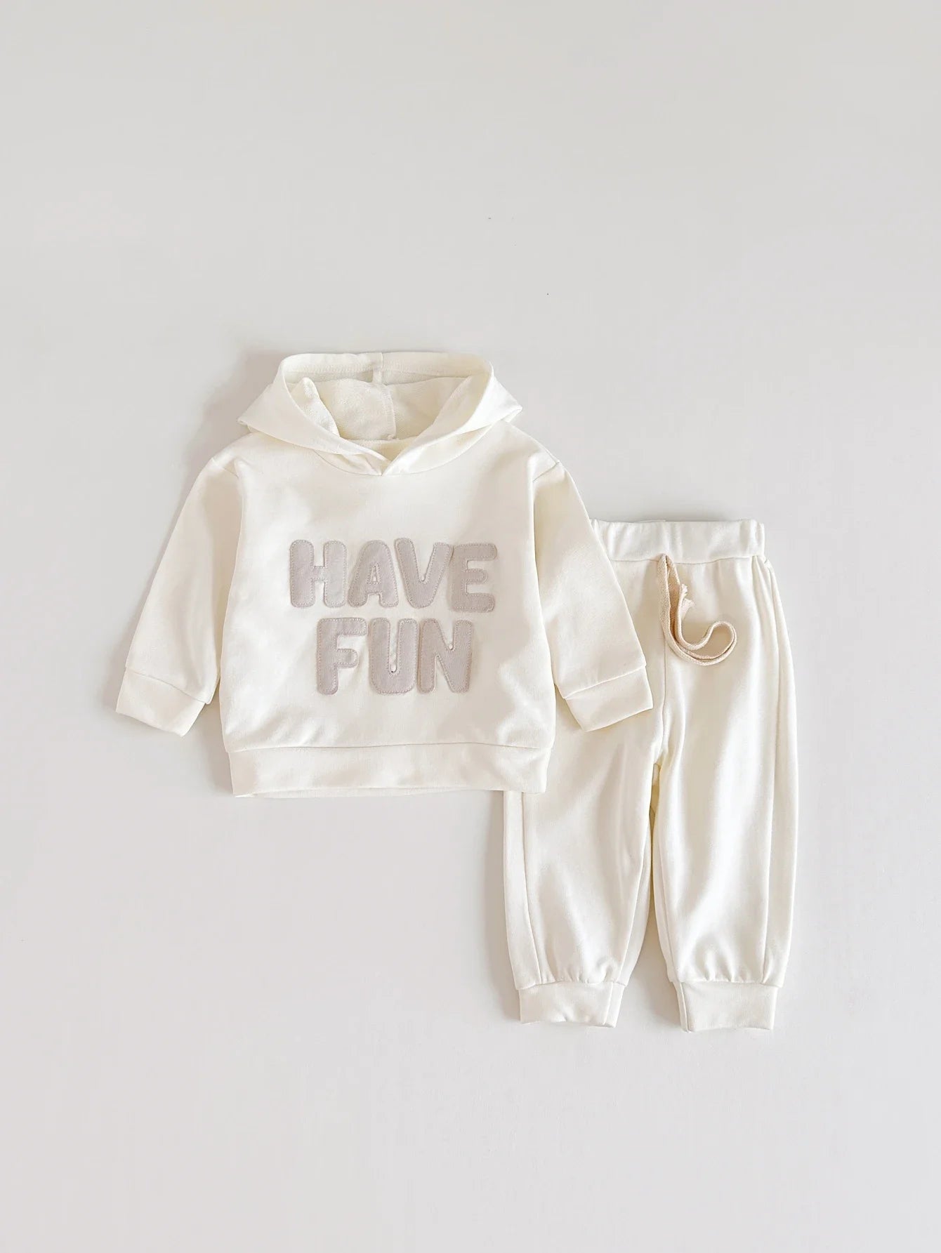 Boys/ Girls Hoodies Suit Casual Style Letter Print 2PCS Sets