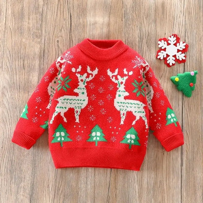 Baby Toddler Sweater Thickened Warm Pullover