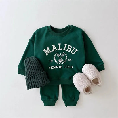 Tracksuit Tops + Pencil Pants 2pcs Infant Cotton Sweatshirt Set