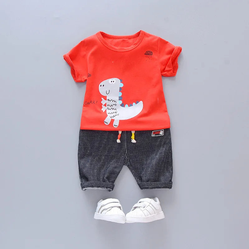 Boys T-Shirt + Shorts 2Pcs/Sets