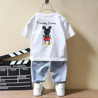 Mickey Mouse t-shirt and jeans pants set