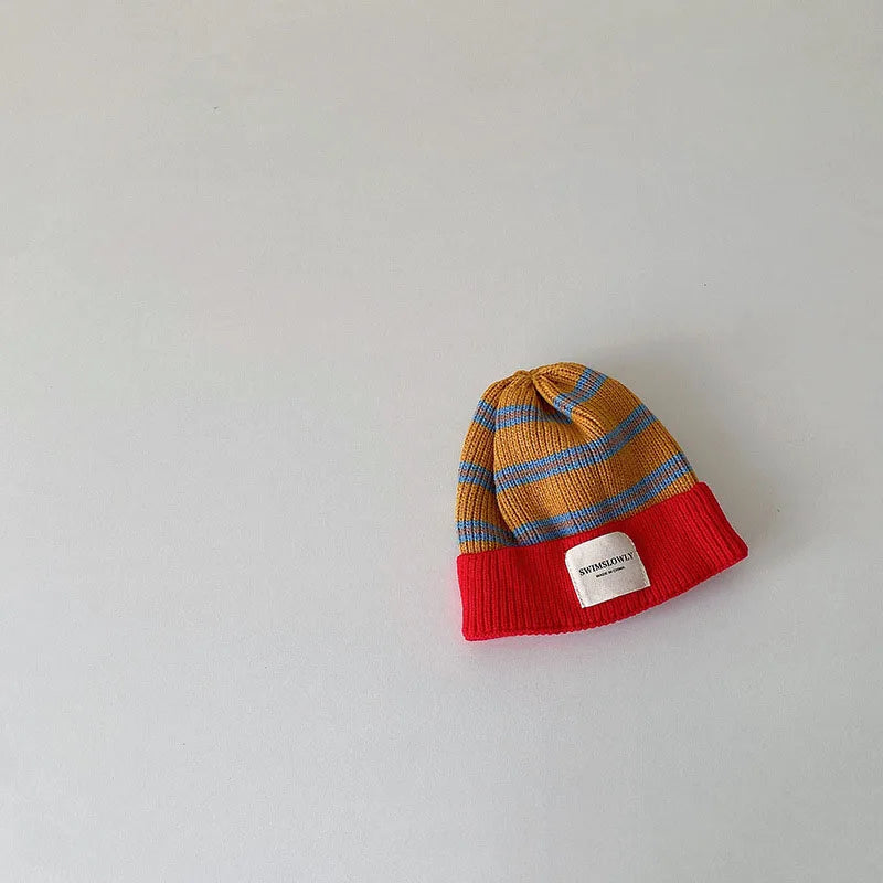 Striped Beanie Baby Cap