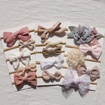 Baby Bow Headband 5Pc Set