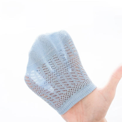 Mesh Thin Short Tube Non Slip Socks