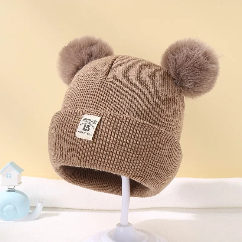 Winter Baby Pompom Hat