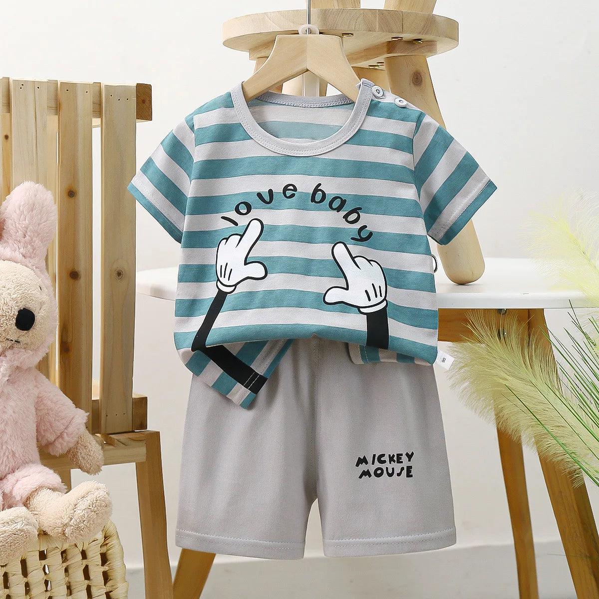 T-shirt+pants 2pcs Children's Clothing