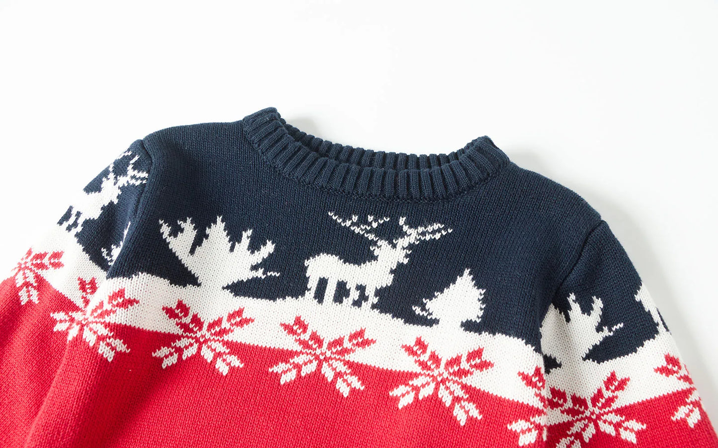 Christmas Sweater Elk Pullover Knit