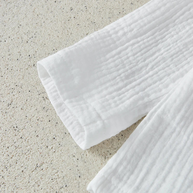 Suefunskry Toddler Boys Spring Fall 2Pcs Outfit Long Sleeve Single-breasted O-Neck Tops and Solid Color Pants Casual Set 6Months