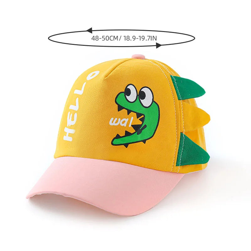 Baby Cartoon Dinosaur  Baseball Cap