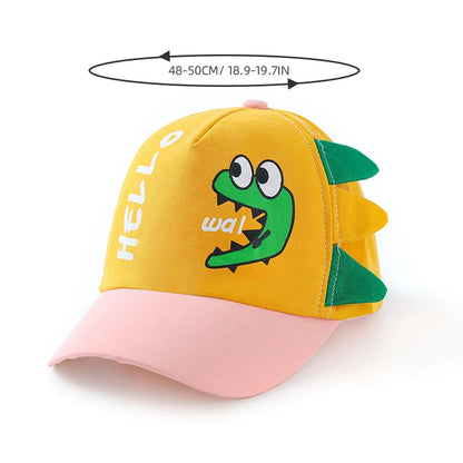 Baby Cartoon Dinosaur  Baseball Cap