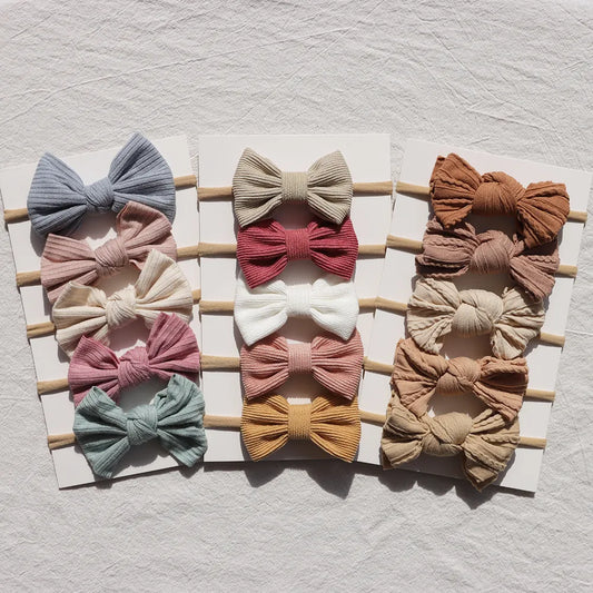 Baby Bow Headband 5Pc Set