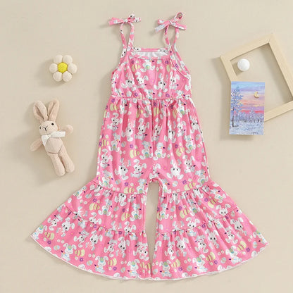 Bunny Romper Flared Jumpsuit