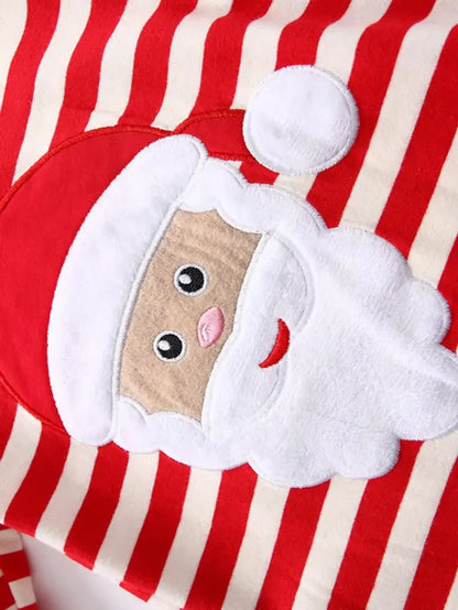 Children's Cute Cartoon Santa Claue Pajamas Sets