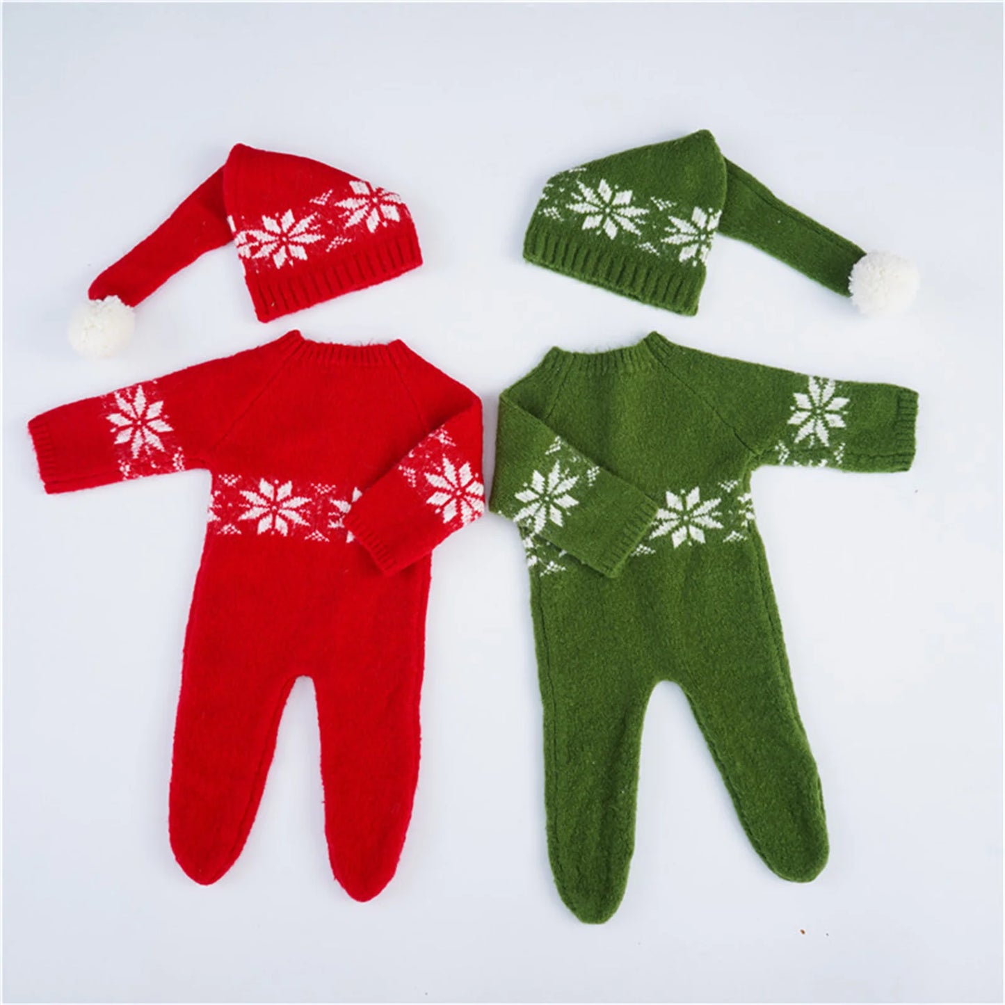 Infant Baby Christmas Snowflake Print 2pc