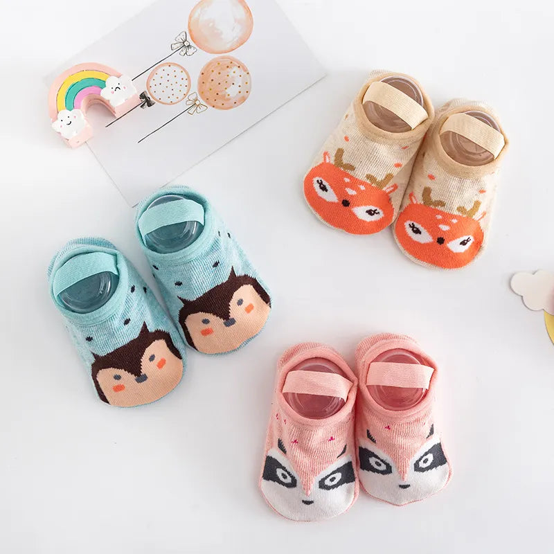 6 pairs cartoon shoes socks