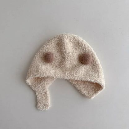 Baby Plush Pompom Hat