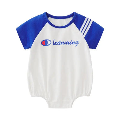 Baby summer short-sleeved jumpsuit