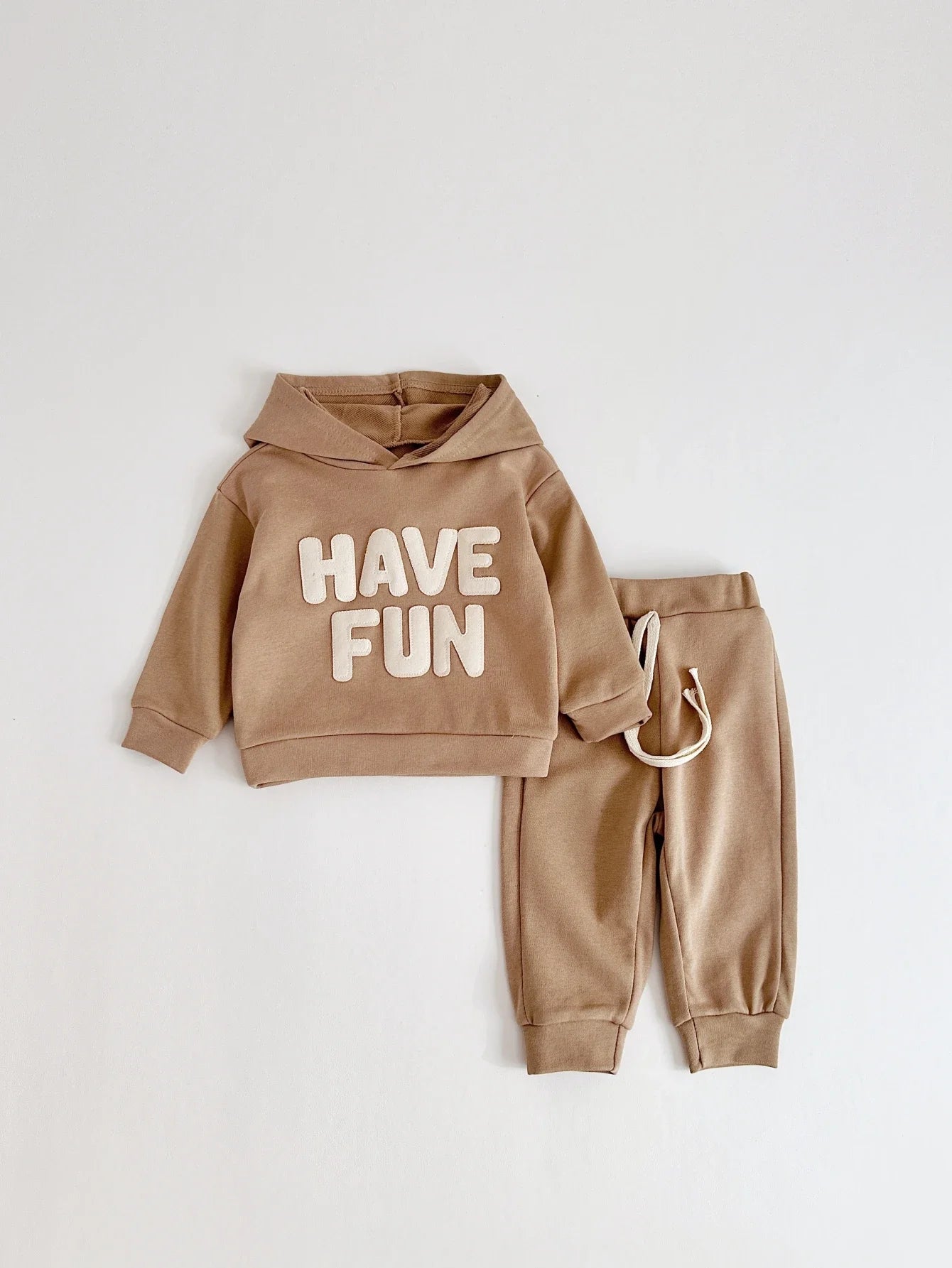 Boys/ Girls Hoodies Suit Casual Style Letter Print 2PCS Sets