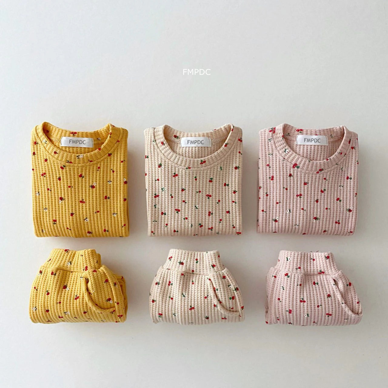 Infant Kids Fruits Print Sweatshirt + Pants 2pcs Outfit