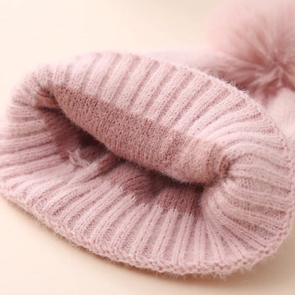 Winter Baby Knitted Hats Girls