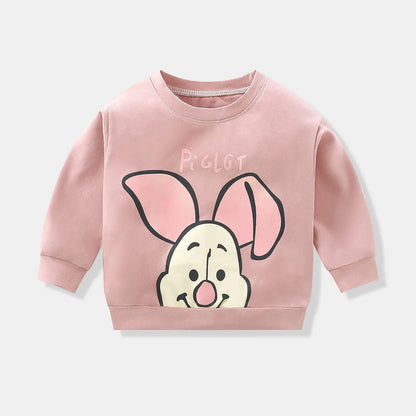 Pullover Cute Cotton Cartoon Tops