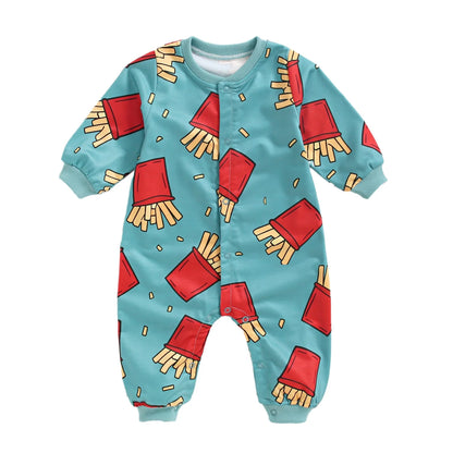 Infants Jumpsuits Unisex Long Sleeve Baby Rompers Clothing