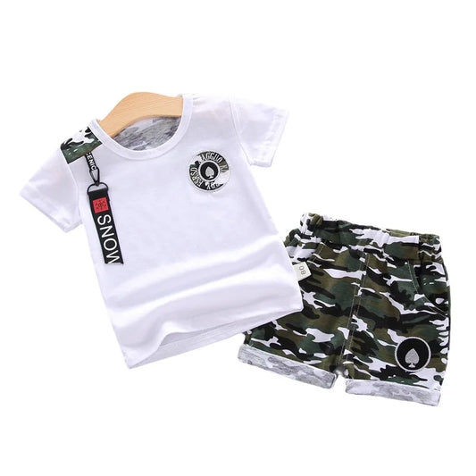 Boys T-Shirt + Shorts 2Pcs/Sets