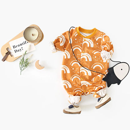 Infants Jumpsuits Unisex Long Sleeve Baby Rompers Clothing