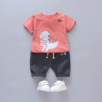 Boys T-Shirt + Shorts 2Pcs/Sets