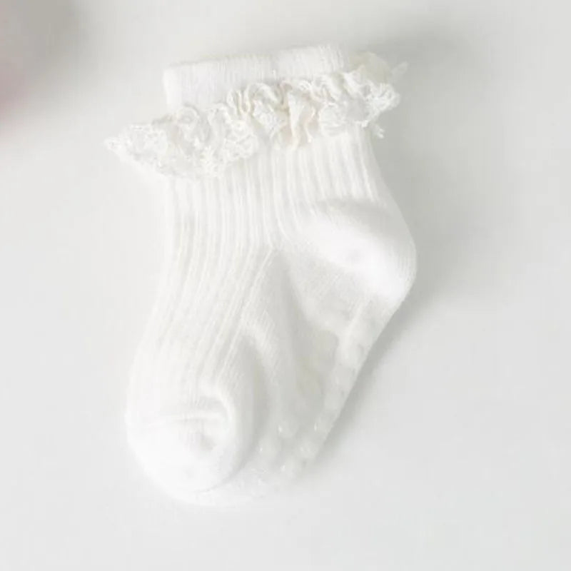 4Pair baby Girl non-slip socks