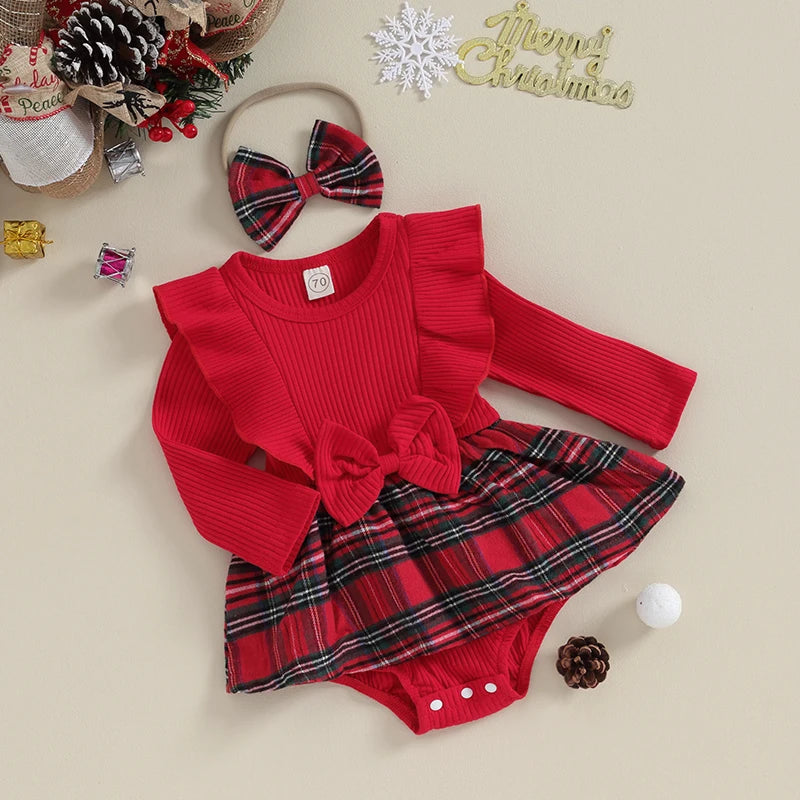 Christmas Festive Plaid 2Pcs Set