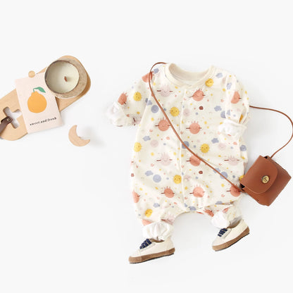 Infants Jumpsuits Unisex Long Sleeve Baby Rompers Clothing