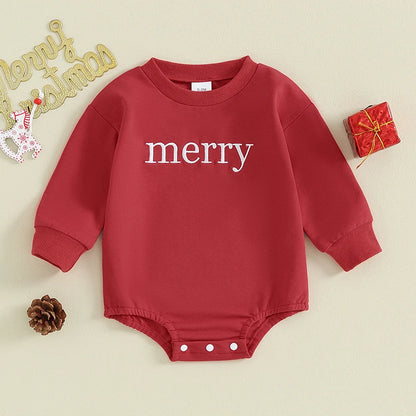 Newborn Cozy xpressions Christmas Romper