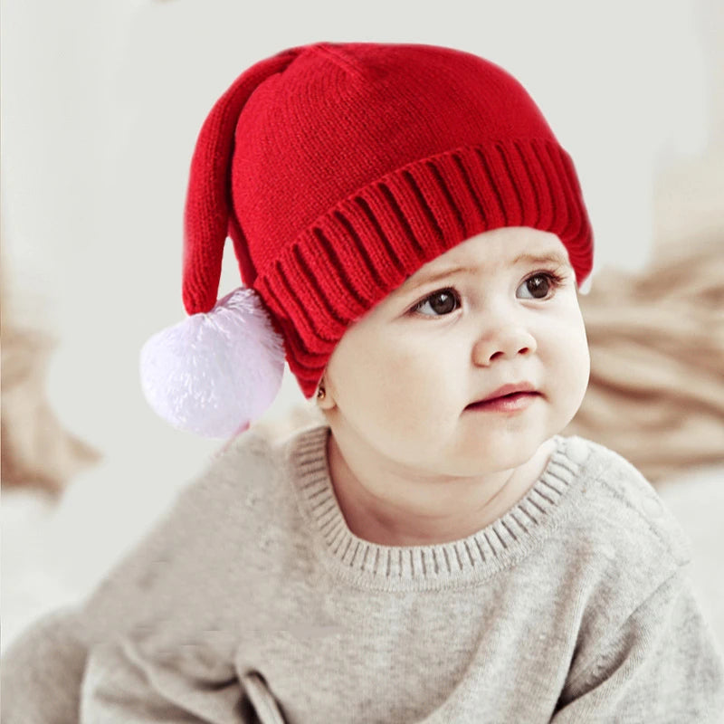 Cute Christmas Pom Pom Hat