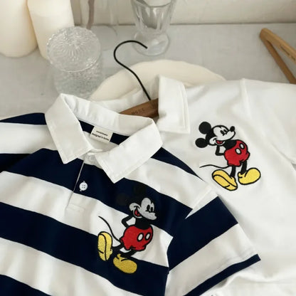 Short sleeve Polo shirt Children Cartoon Cotton Tops