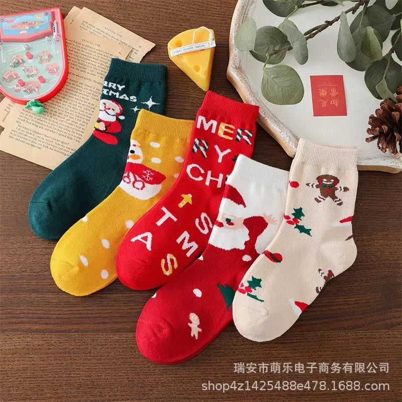 Kids Christmas Socks Santa Clause