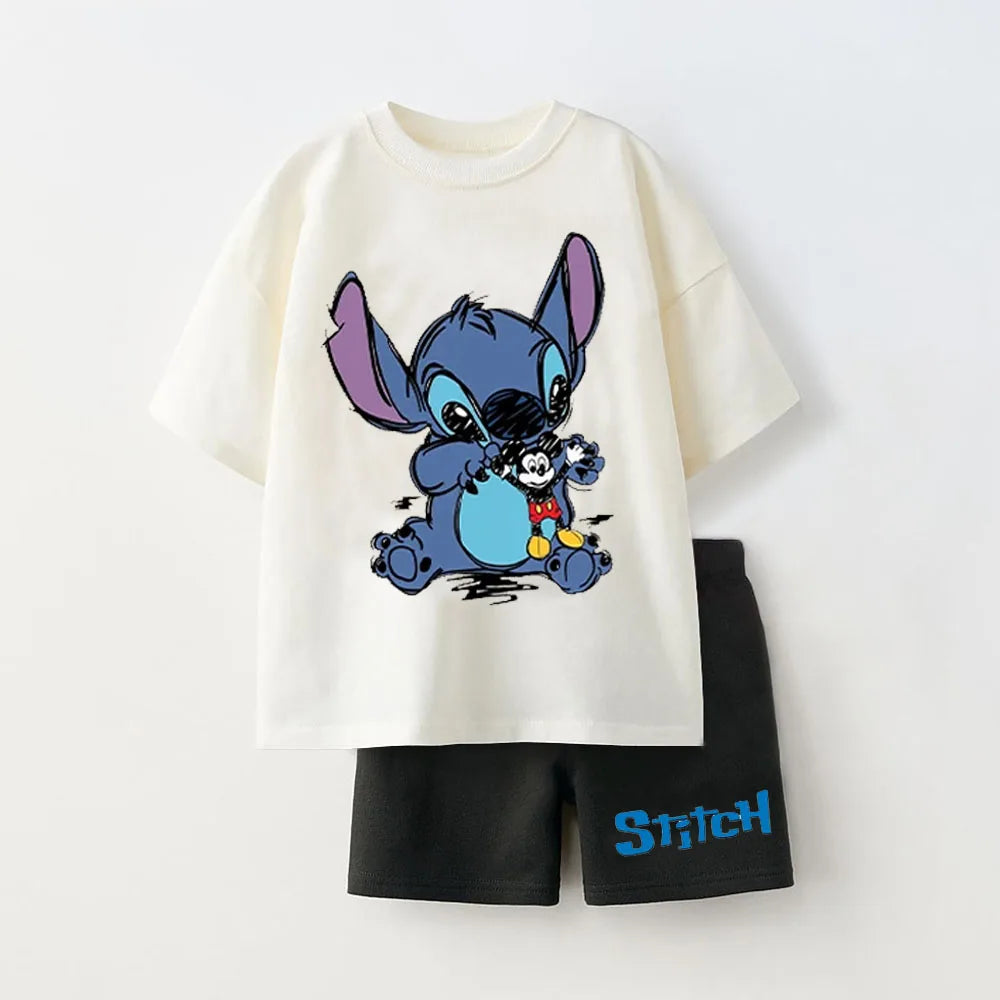 Toddler Boys Two Piece Sets Cute TShirt + Shorts Casual Short Sleeve Shorts Outfits Summer Child Clothing Baby Boy Tracksuits