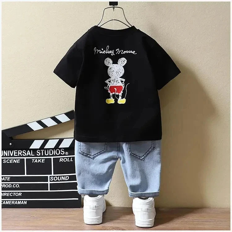 Mickey Mouse t-shirt and jeans pants set