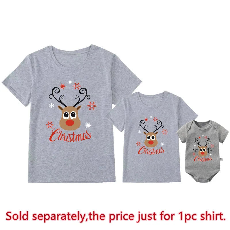 Reindeer Family Christmas Shirts