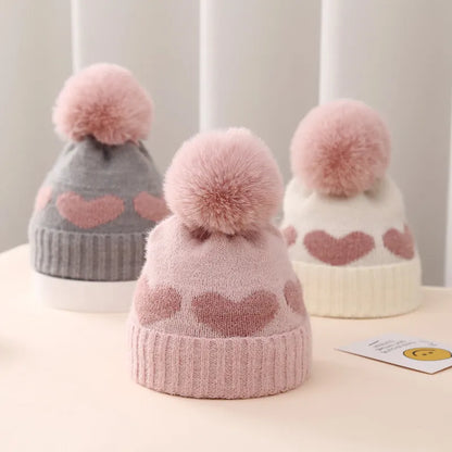 Winter Baby Knitted Hats Girls