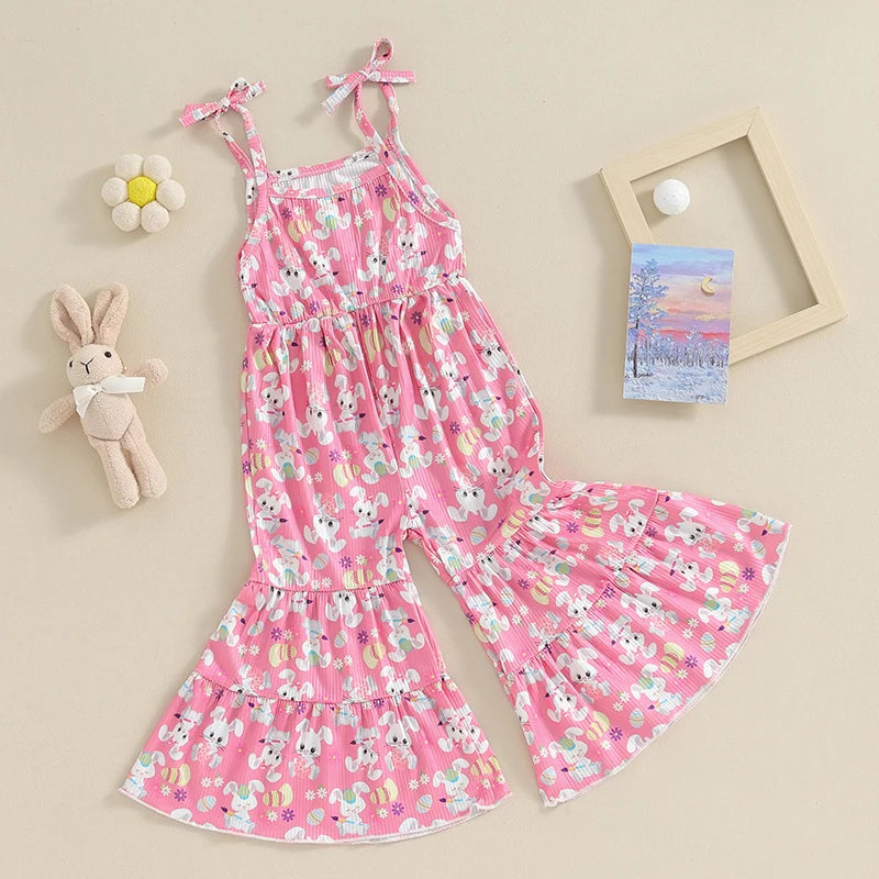 Bunny Romper Flared Jumpsuit