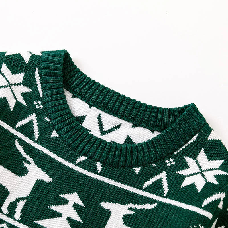 Winter Christmas Baby Toddler Knit Sweaters