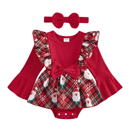 Baby Girl Christmas Bodysuits