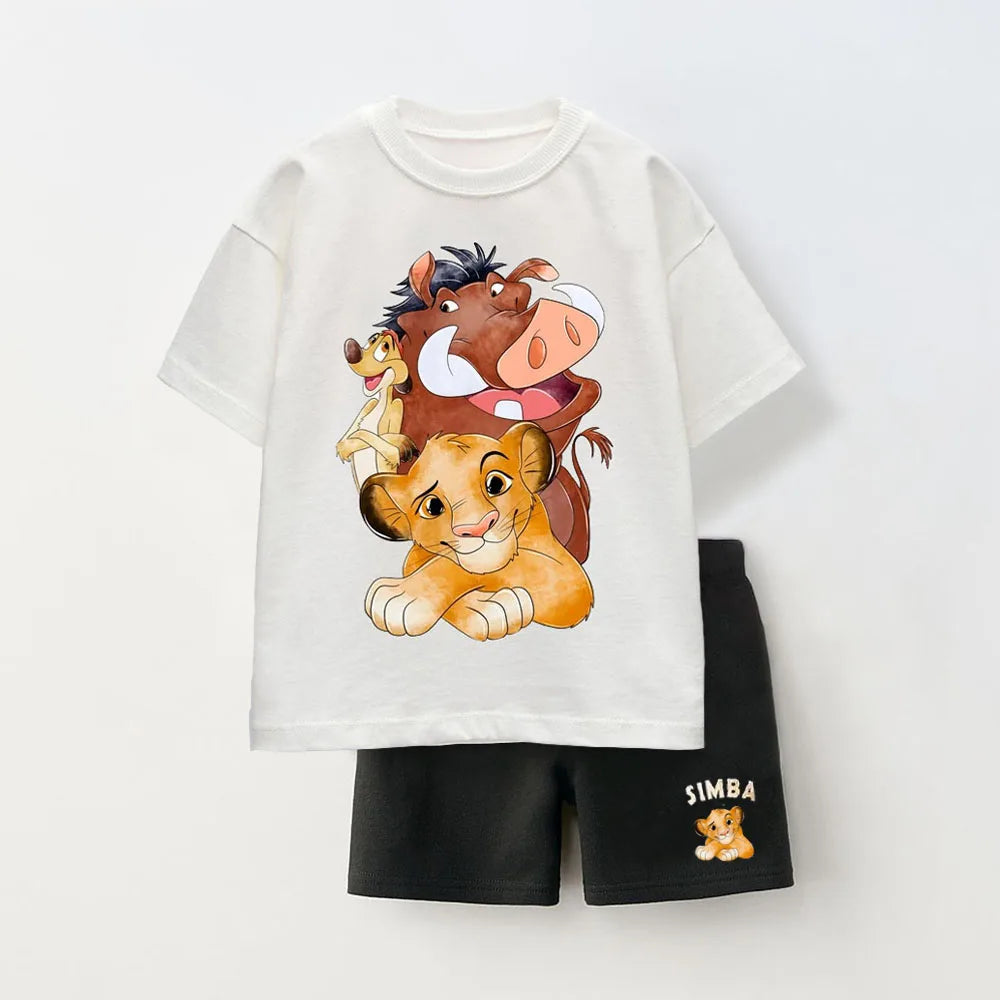 Toddler Boys Two Piece Sets Cute TShirt + Shorts Casual Short Sleeve Shorts Outfits Summer Child Clothing Baby Boy Tracksuits