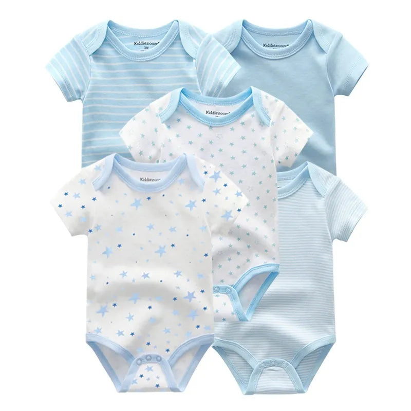 Infant Baby 5 PCs Onesie Set